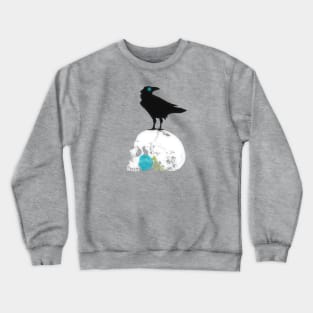 The Raven and the Blue Rose Crewneck Sweatshirt